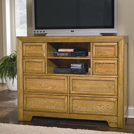 Entertainment Center with 6 Drawers